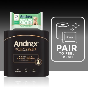 Andrex Ultimate Quilts - Vanilla & Sandalwood Toilet Tissue